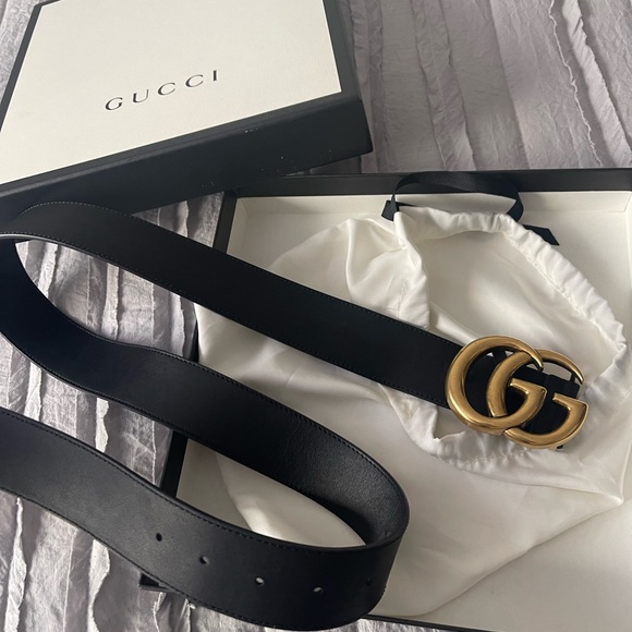 Gucci 2015 WIDE LEATHER BELT - Picture 7 of 8